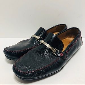 EUC Bacco Bucci Gallo Driving Moc Loafers 11 D